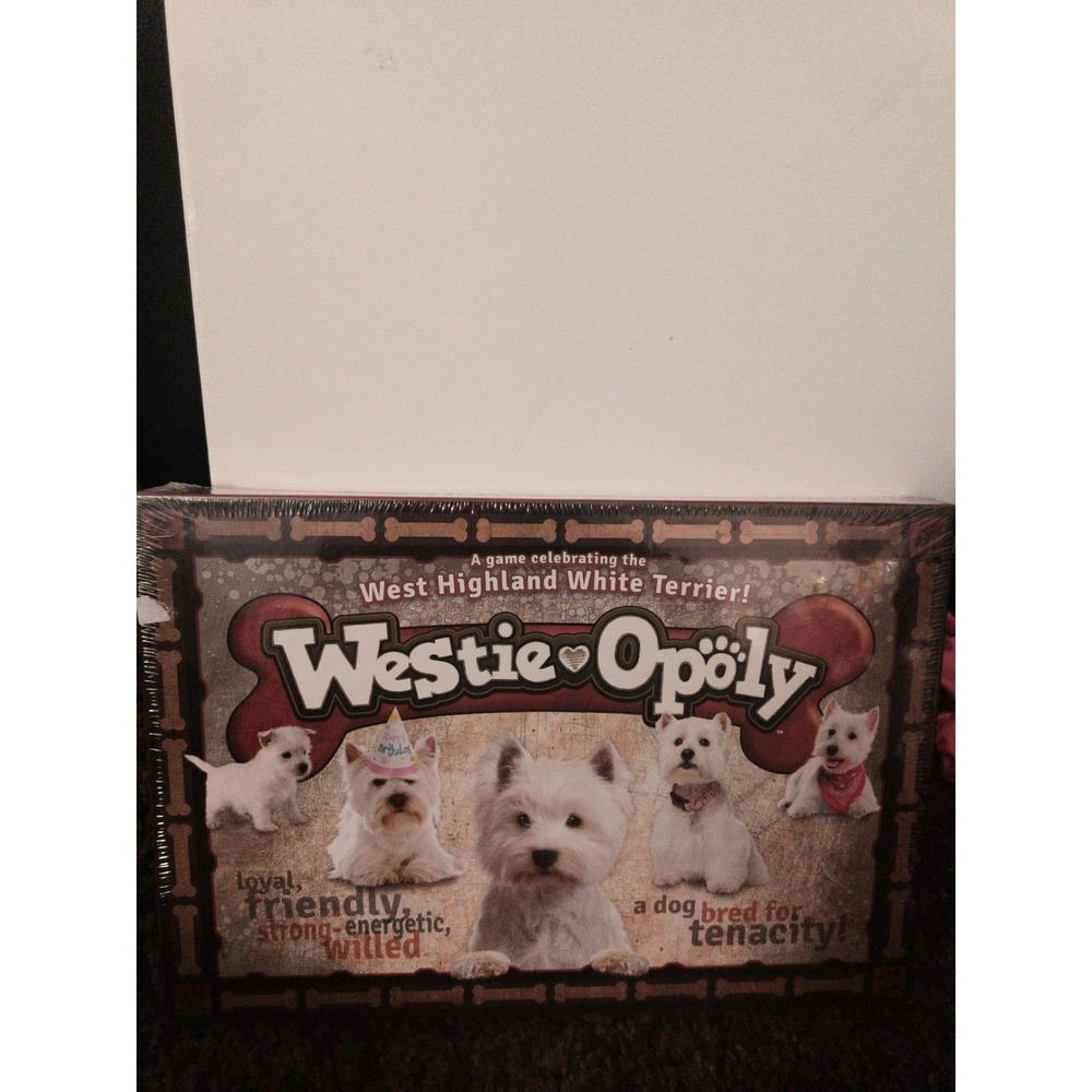 Westie Opoly Board Game-West Highland White Terrier! NEW